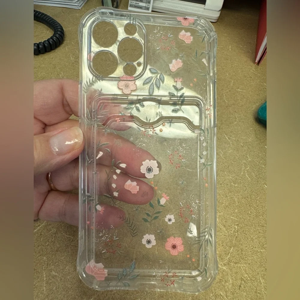iPhone 12Pro case with card holder. NEW